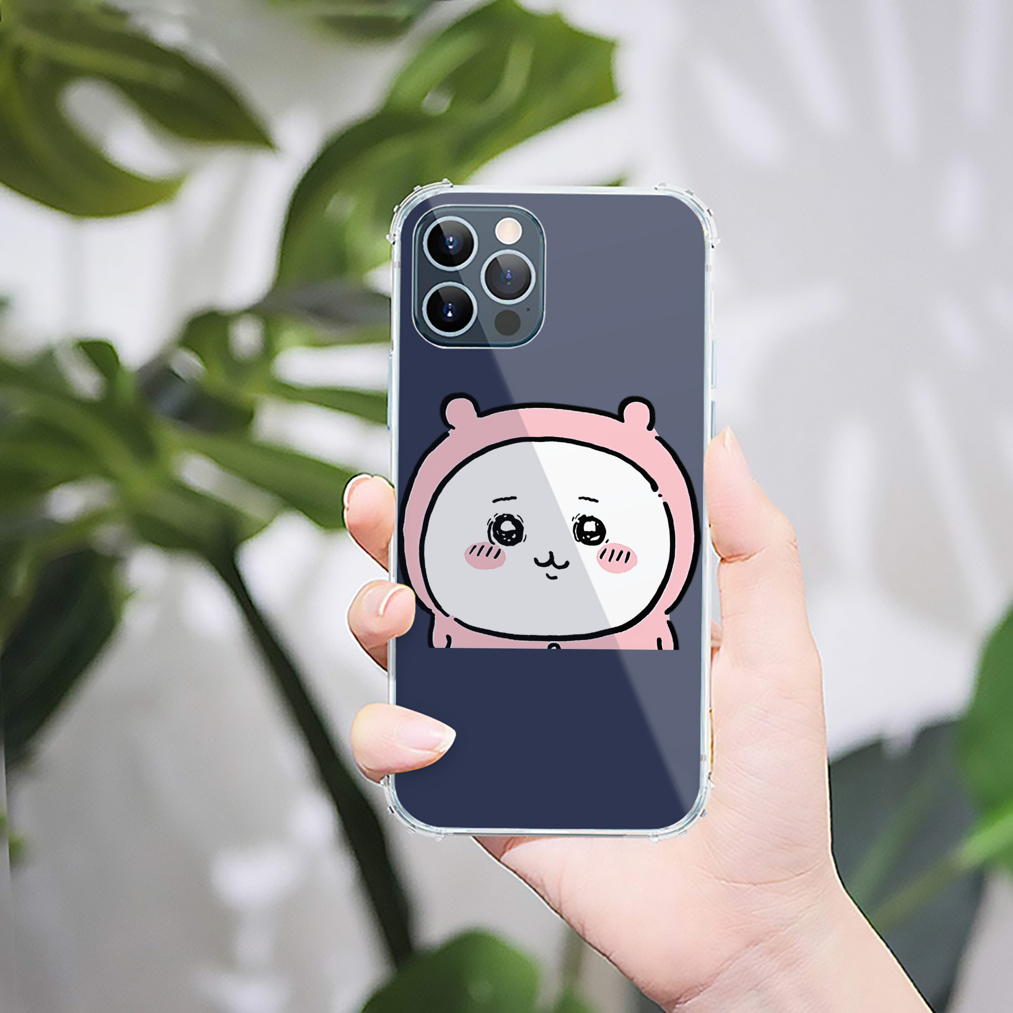 （画像用） ちいかわ ちいかわ Chii-kawa chiikawa 【iPhone 12シリーズ対応】透明スマホケース（クリアソフトケース）